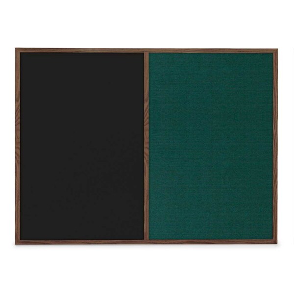 United Visual Products Slim Style Indoor Enclosed Radius Corkbo UVRDS48SB-SATIN-AMETHY - main